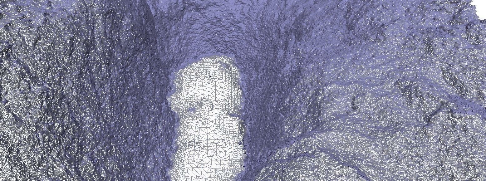 Beach sand hole 3D scan Low-poly 3D model_4