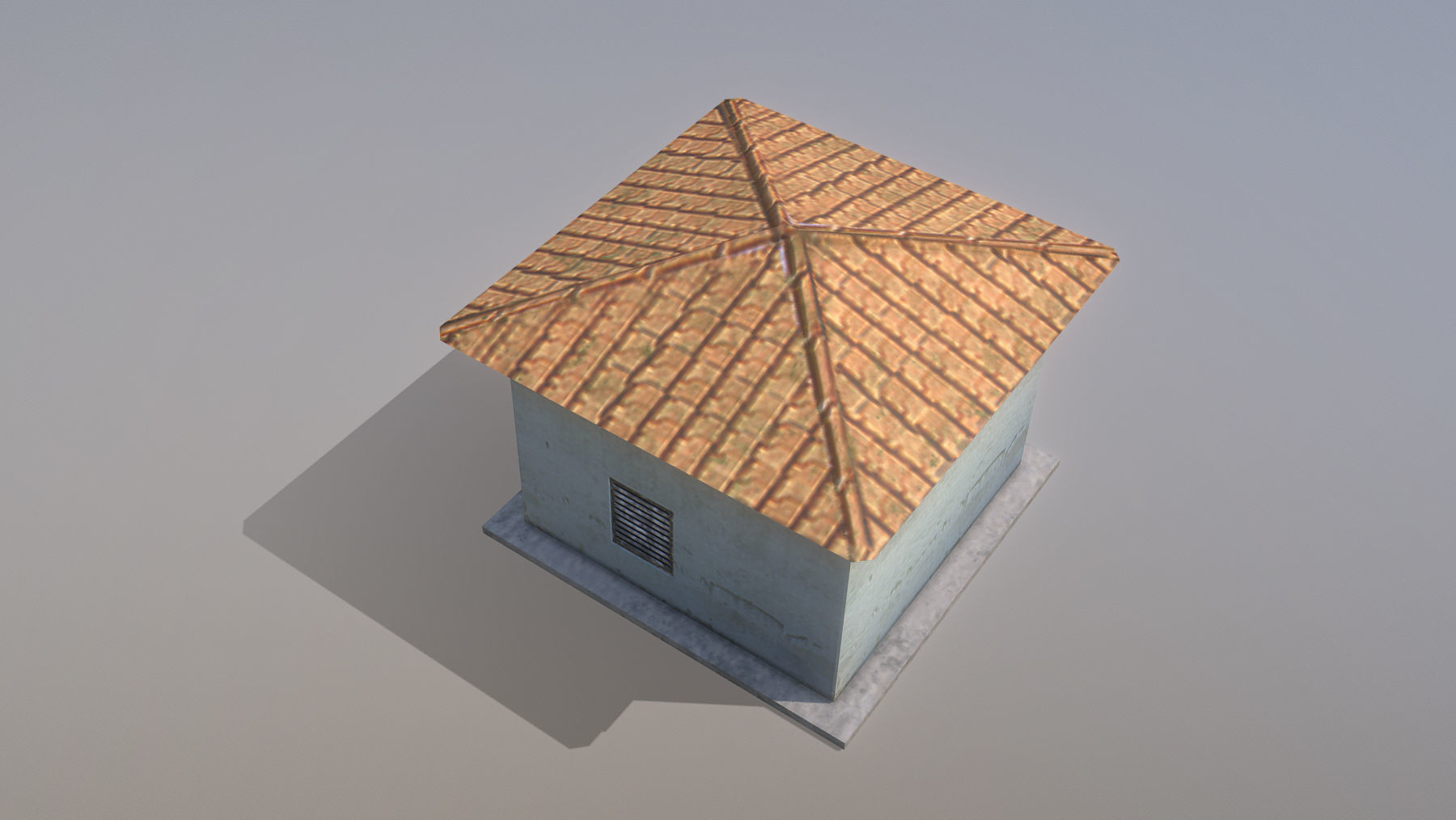 MilitaryBase PortoVelho Transformer Low-poly 3D model_4