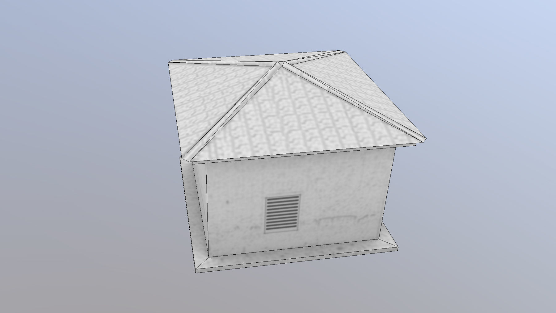 MilitaryBase PortoVelho Transformer Low-poly 3D model_8