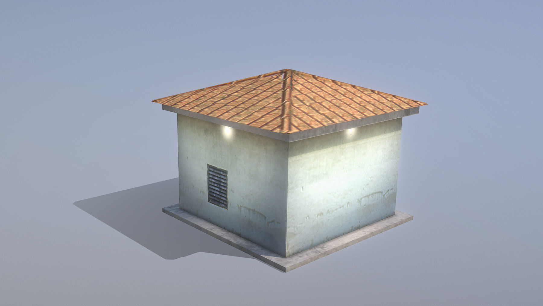 MilitaryBase PortoVelho Transformer Low-poly 3D model_1