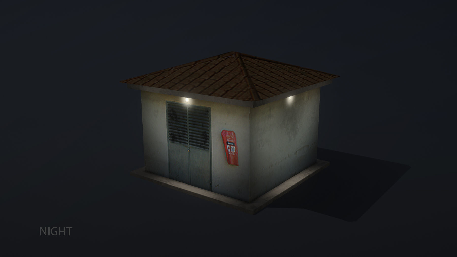MilitaryBase PortoVelho Transformer Low-poly 3D model_10