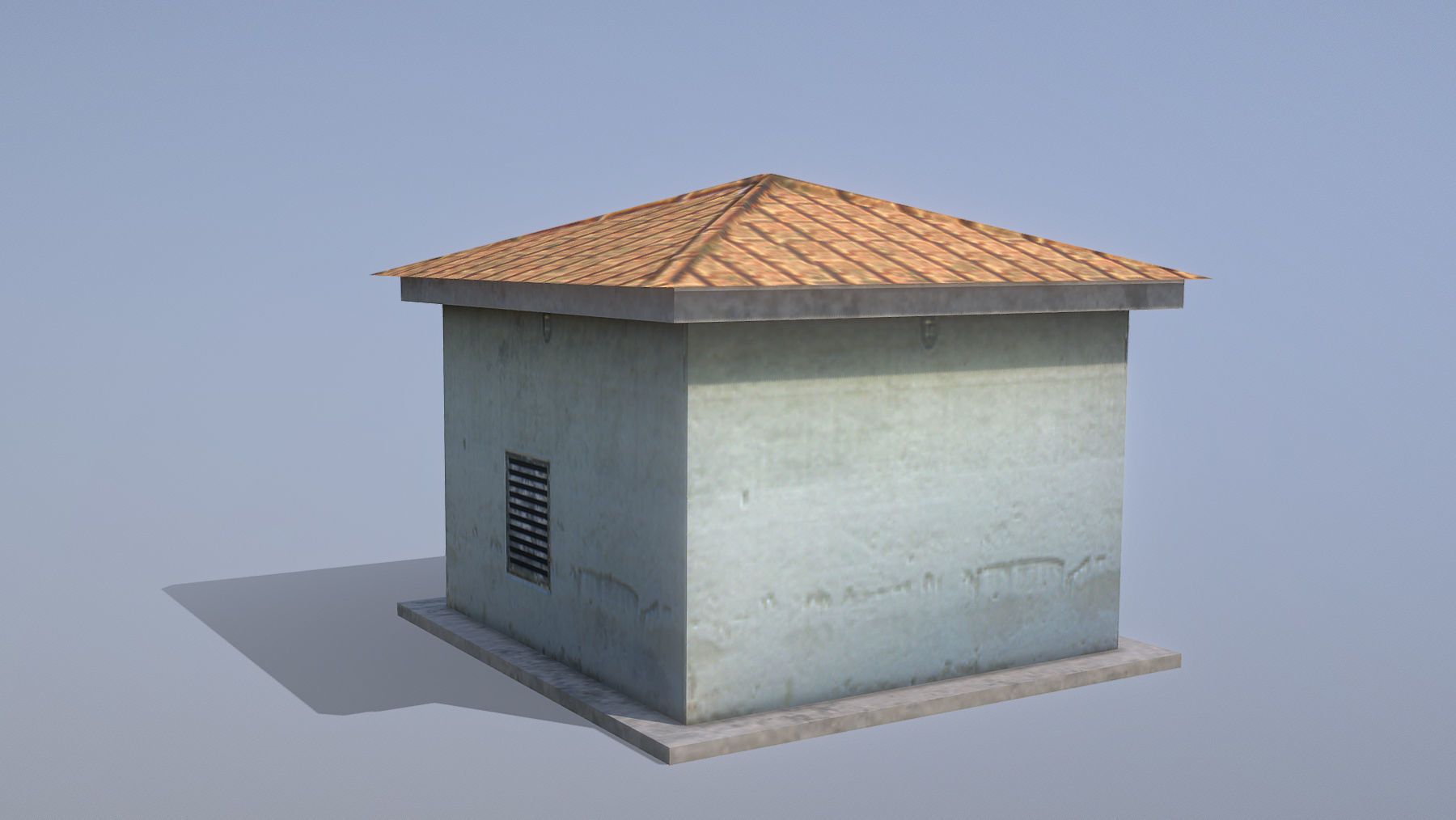 MilitaryBase PortoVelho Transformer Low-poly 3D model_3