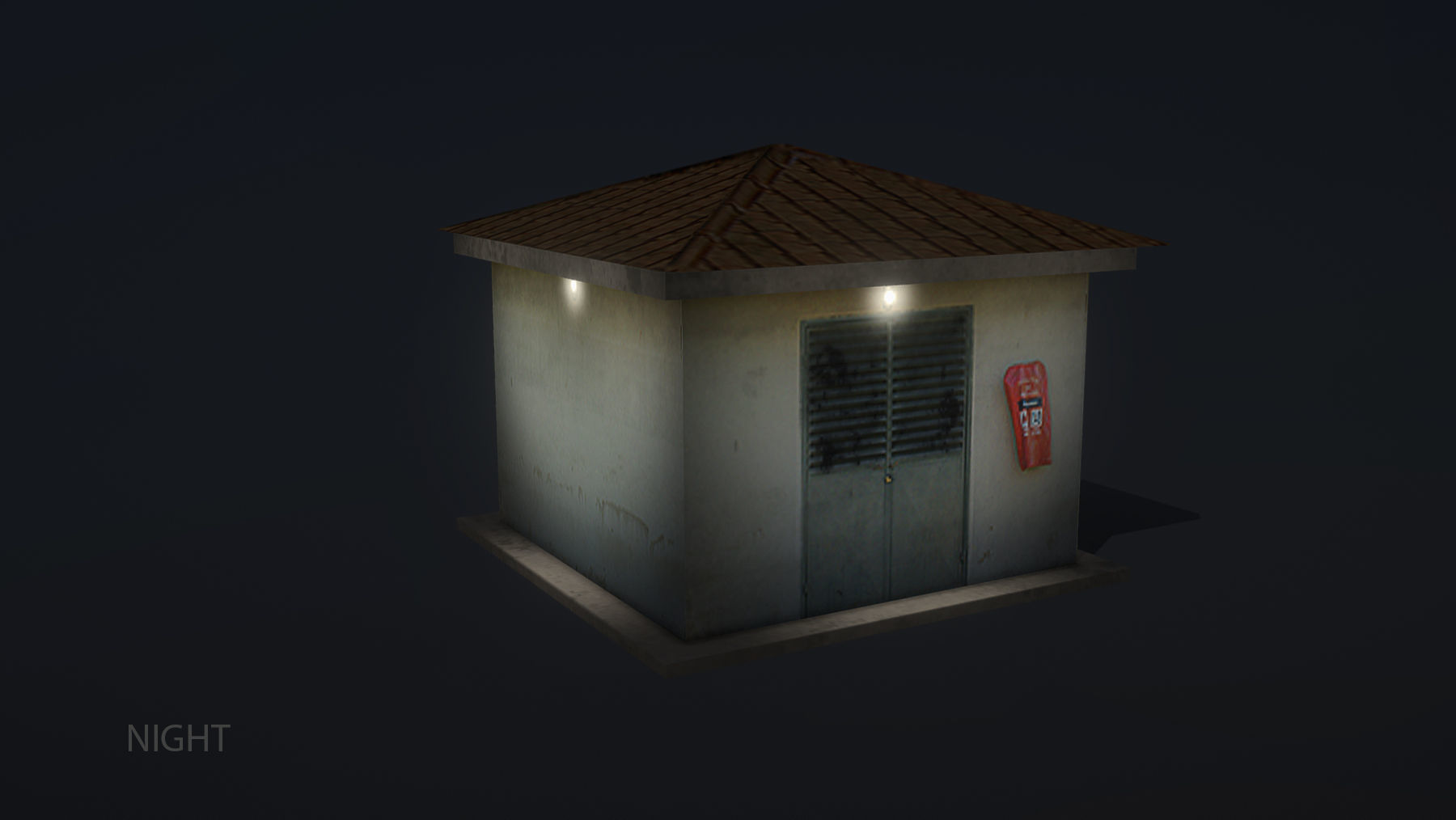MilitaryBase PortoVelho Transformer Low-poly 3D model_11