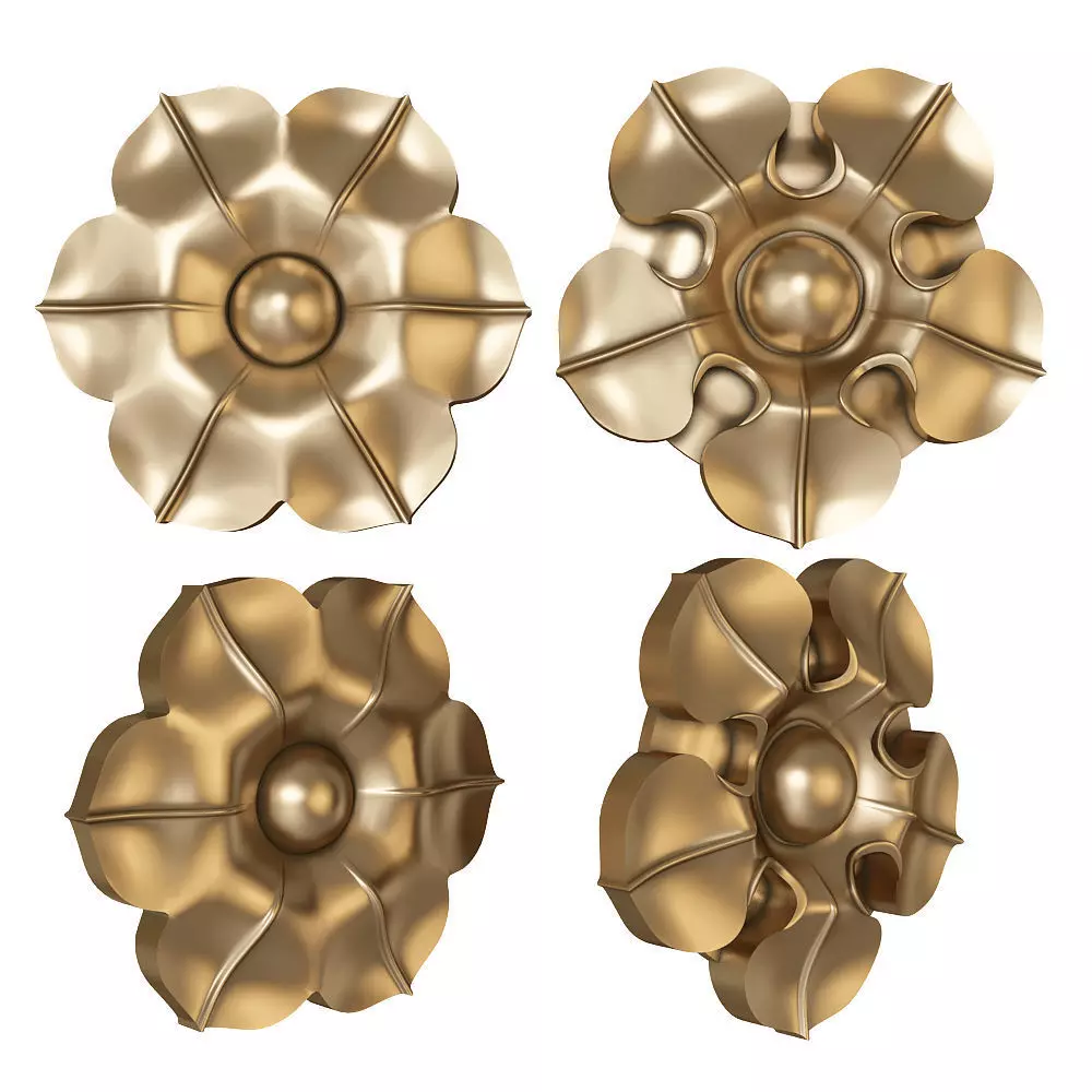 Rosette for cnc 3D print model_0