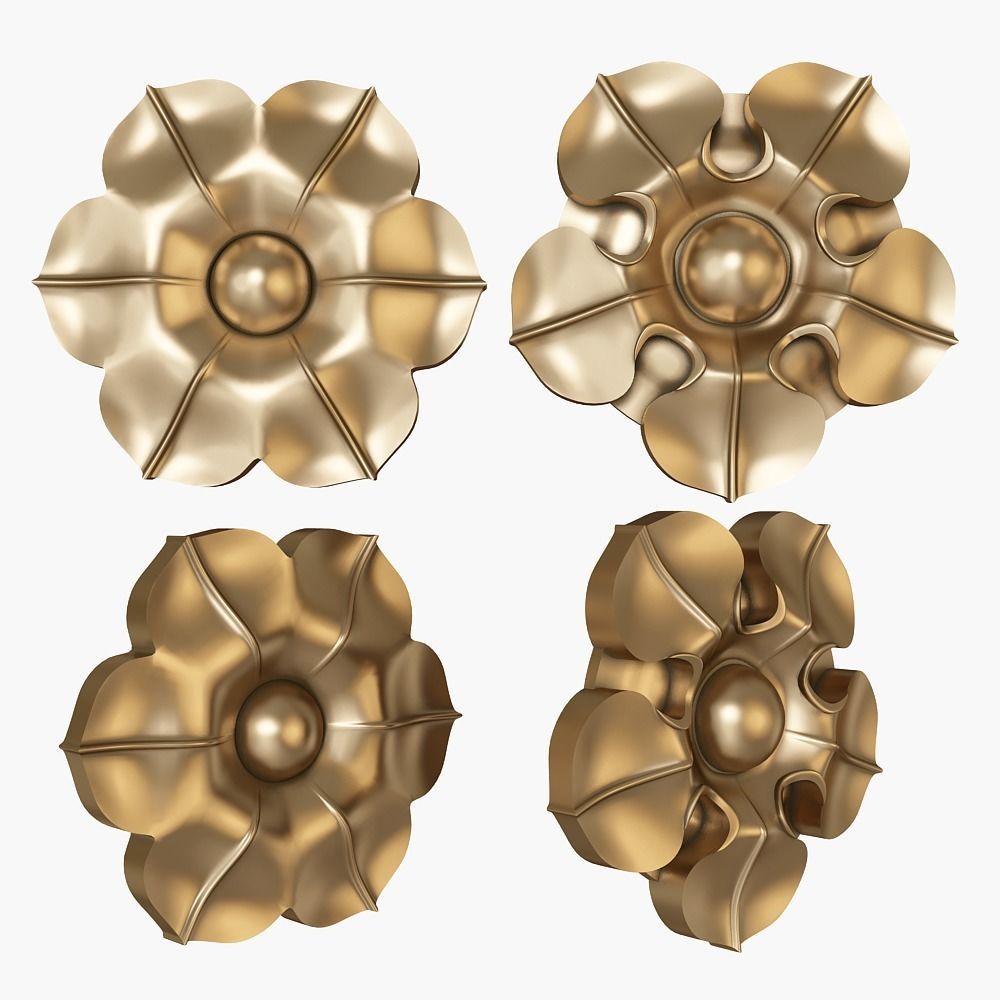 Rosette for cnc 3D print model_1