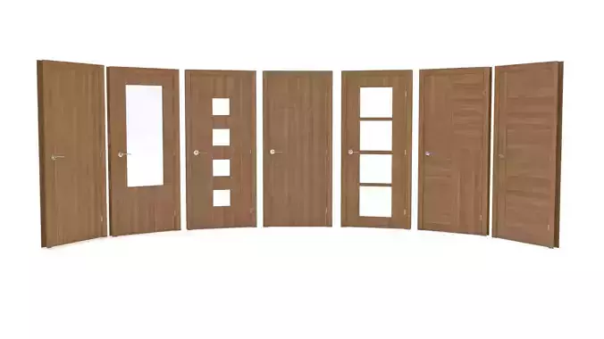 Pack of design indoor doors