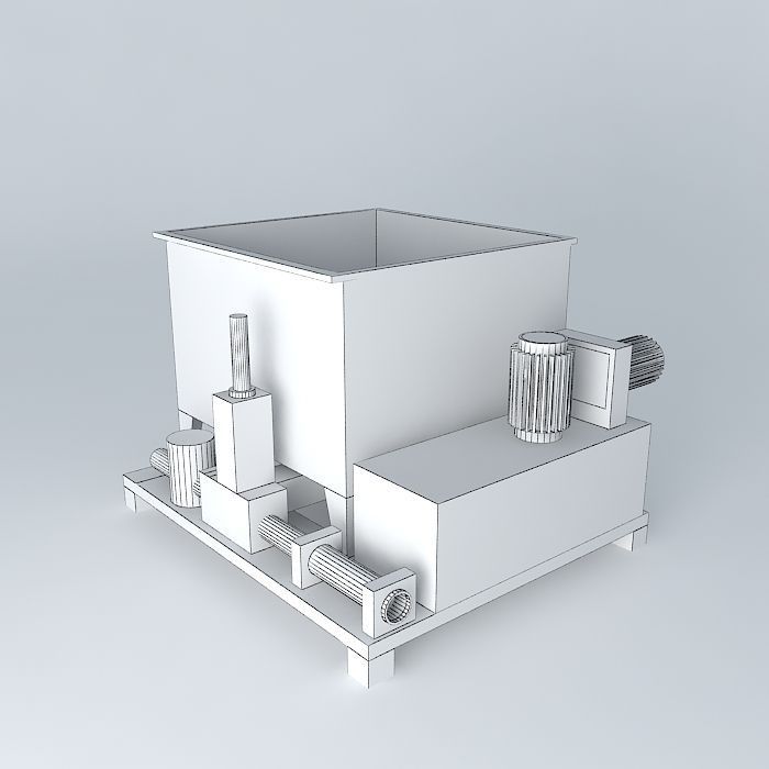 Vertical Briquette Press, Series TH Free 3D model_4