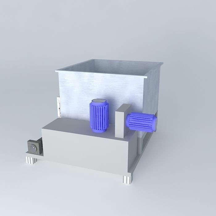 Vertical Briquette Press, Series TH Free 3D model_1