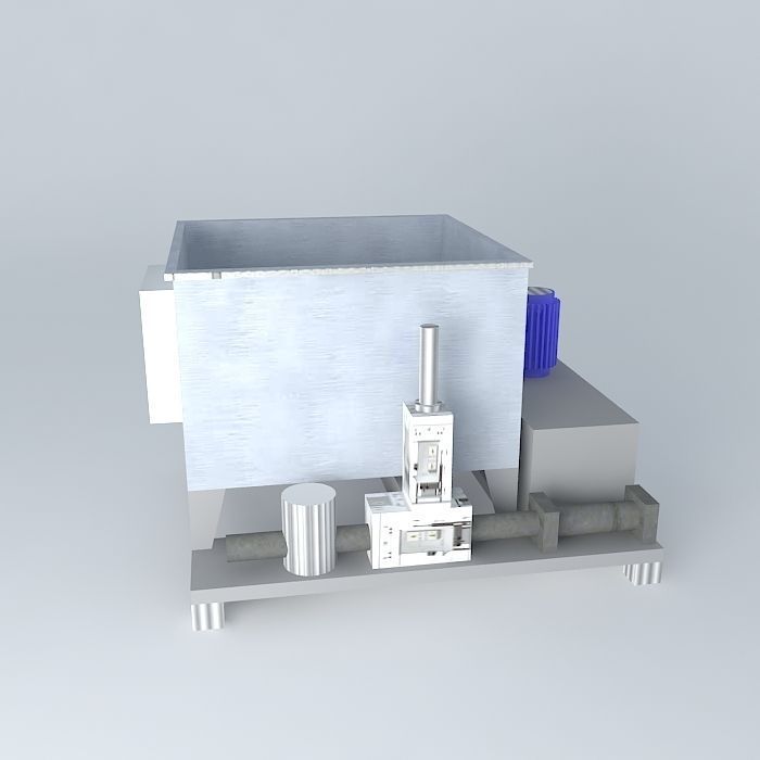 Vertical Briquette Press, Series TH Free 3D model_2