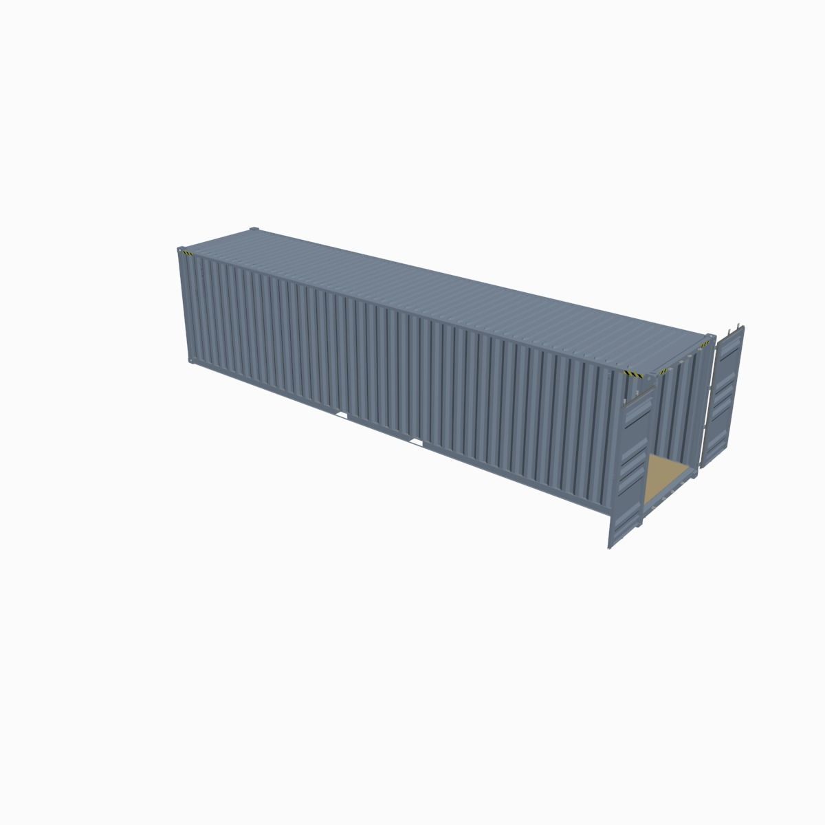 Autodesk Revit 2013 Shipping Container 40 Foot High Cube 3D model_10