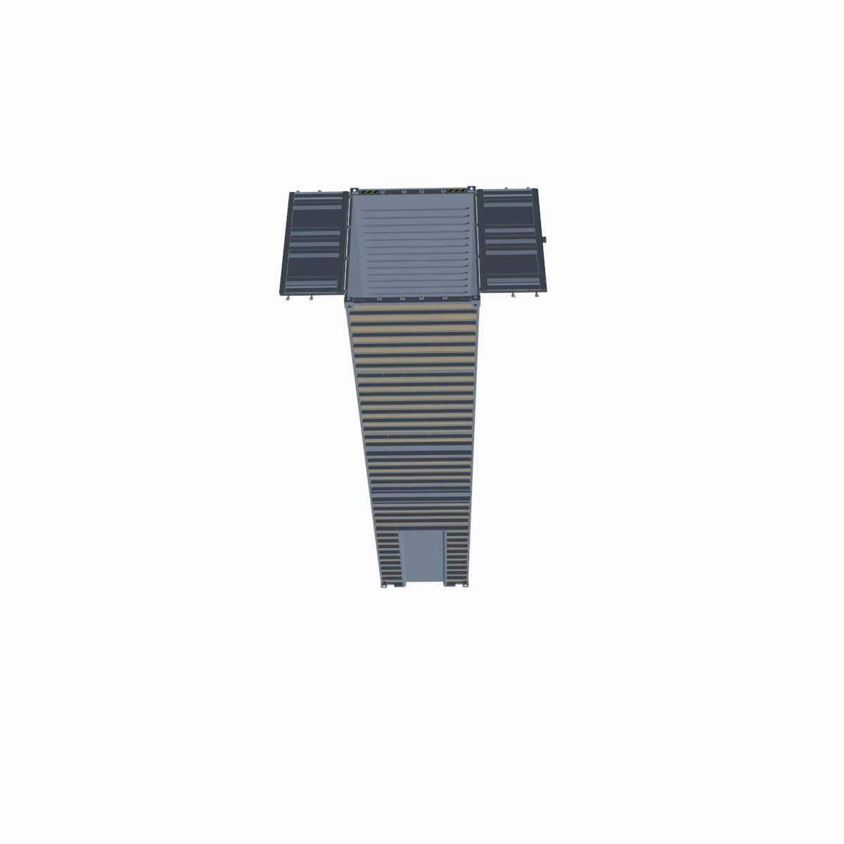 Autodesk Revit 2013 Shipping Container 40 Foot High Cube 3D model_11