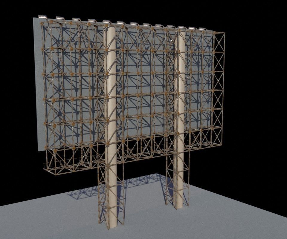 Billboard 3D model_1