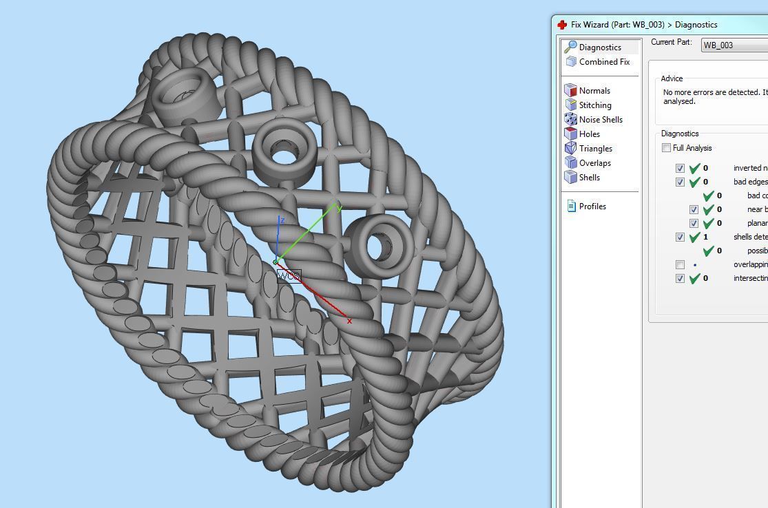 a pair of beautiful golden wicker wedding rings 3D print model_9