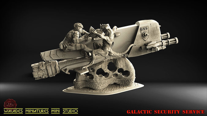 galactic security service 3D print model