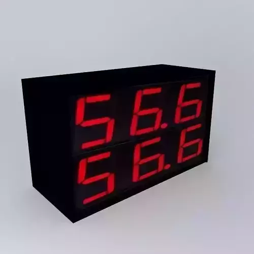 Volt Amp Meter Dual Display Free 3D model