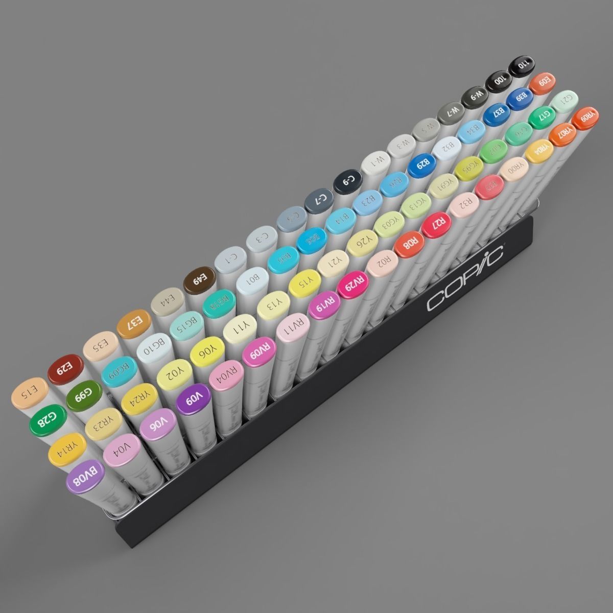 Copic Sketchs Pen 3D model_1