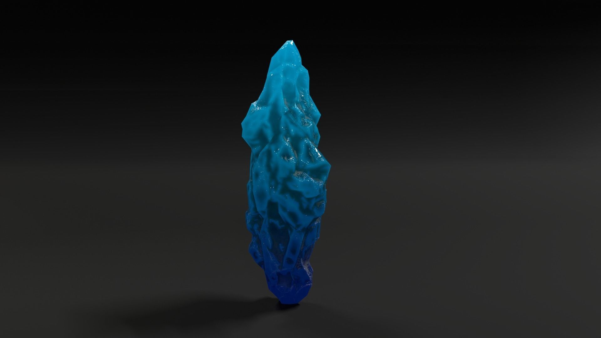 Crystal Rocks  game ready Low-poly 3D model_3