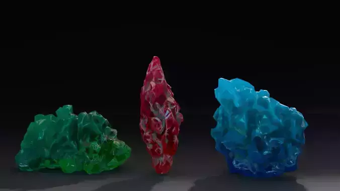 Crystal Rocks  game ready