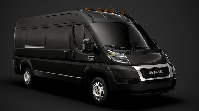 Ram Promaster Window Van 3500 HR 159WB EXT 2020 3D model
