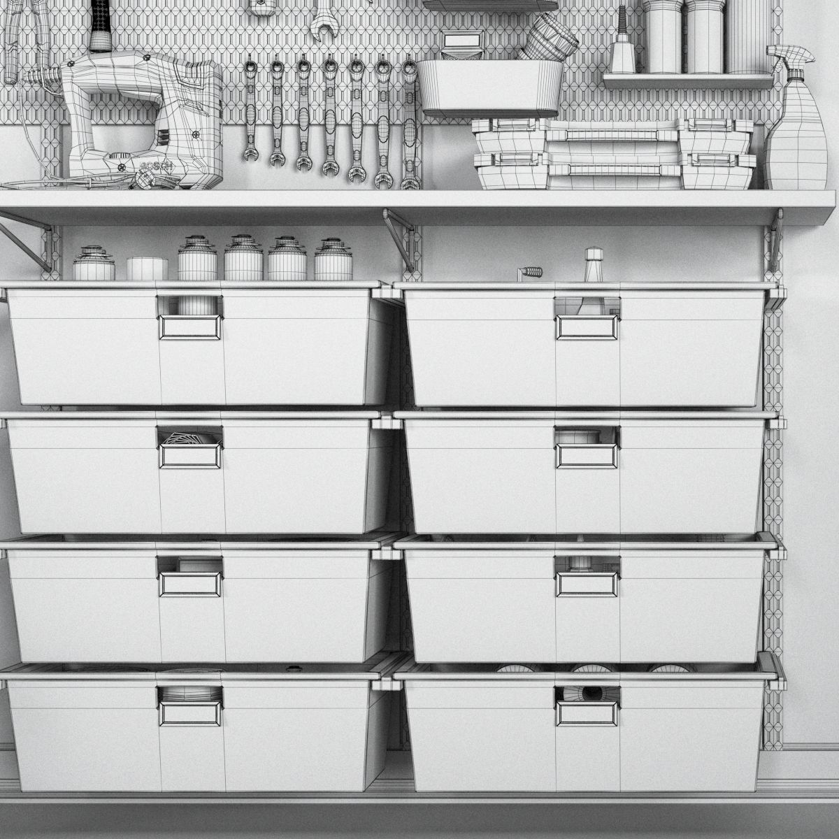 garage tools set 11 3D model_12