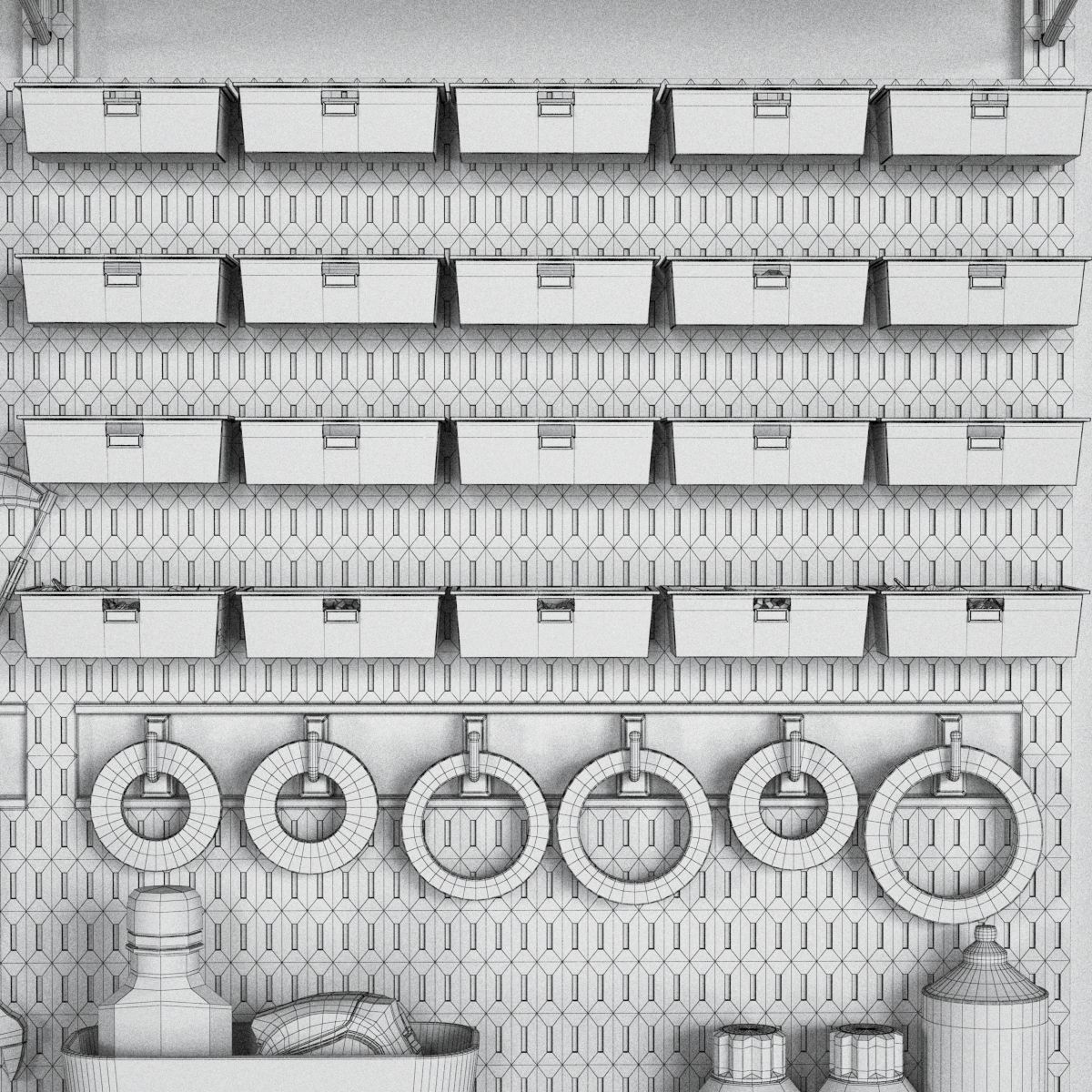 garage tools set 11 3D model_10