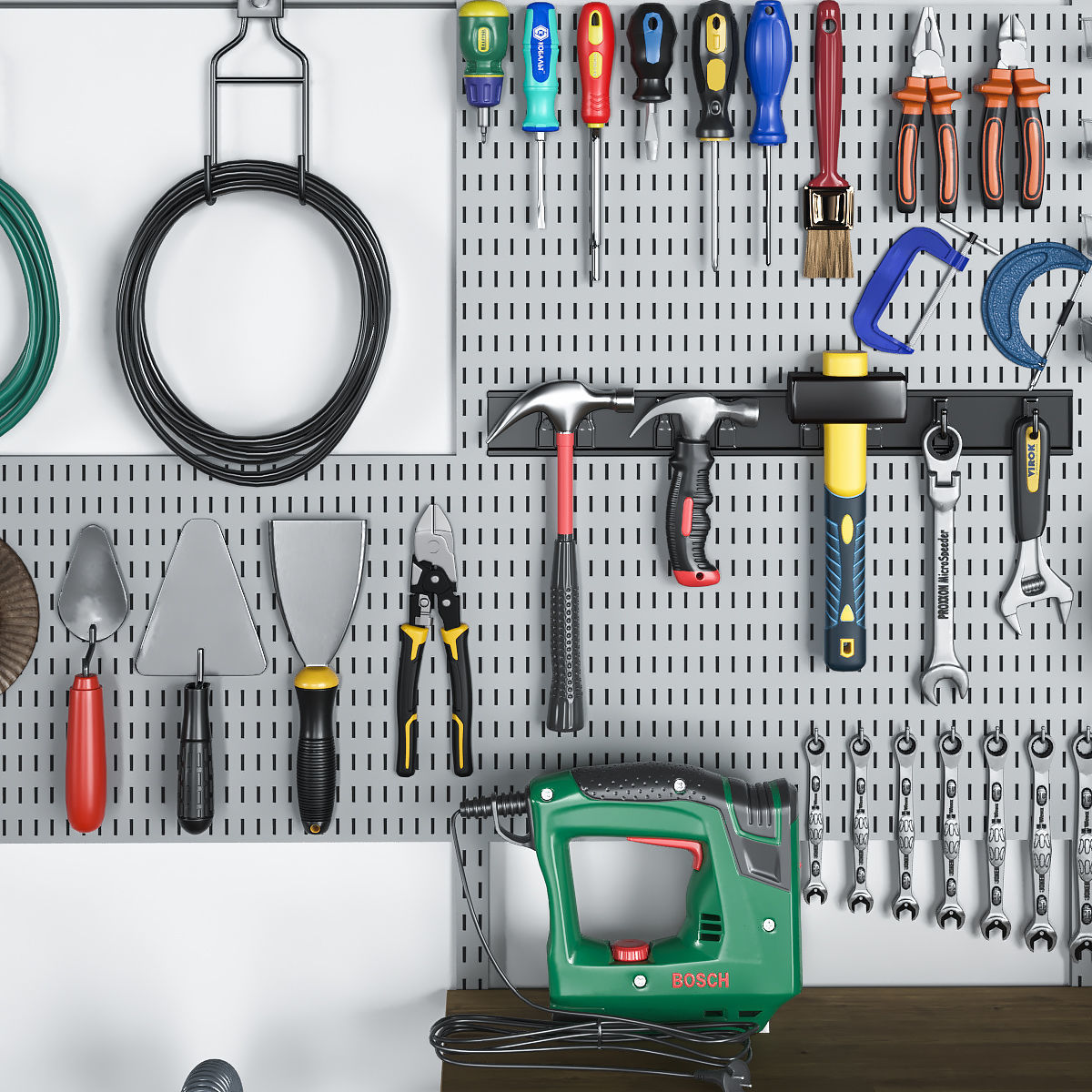 garage tools set 11 3D model_6