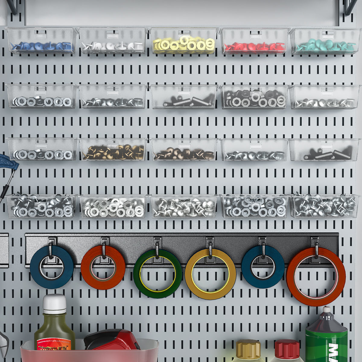 garage tools set 11 3D model_5