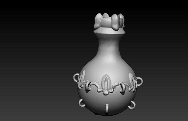 Fantasy Magic Health Potion 3D print model_3