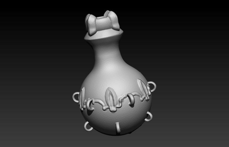 Fantasy Magic Health Potion 3D print model_4