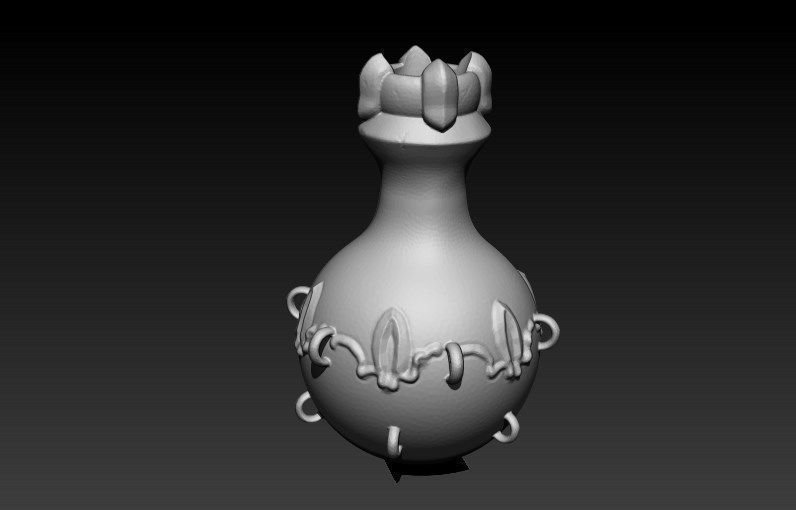 Fantasy Magic Health Potion 3D print model_1