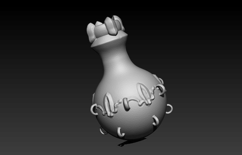 Fantasy Magic Health Potion 3D print model_2