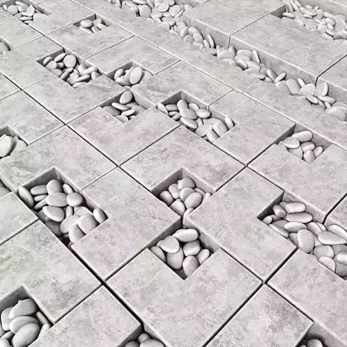 Concrete border construction 