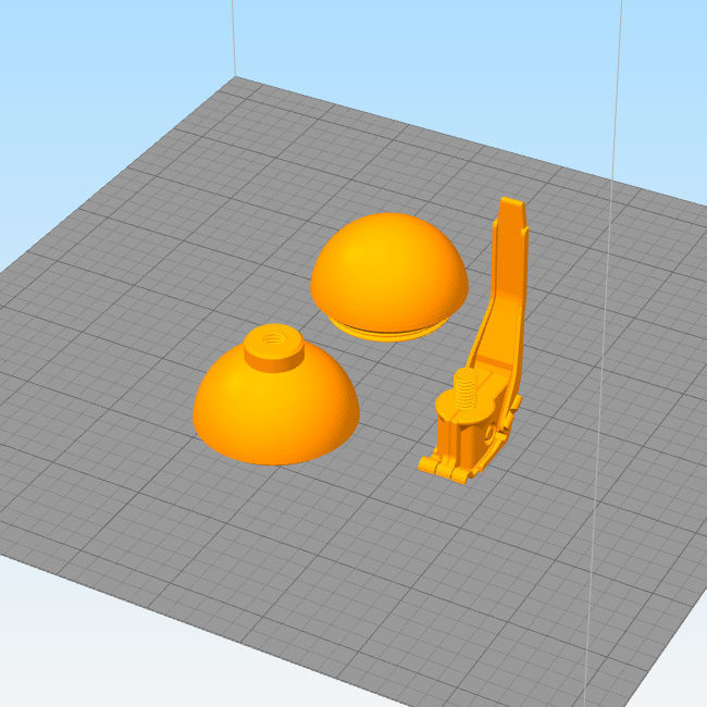 HAND GRENADE CONTAINER KEY CHAIN 3D print model_7