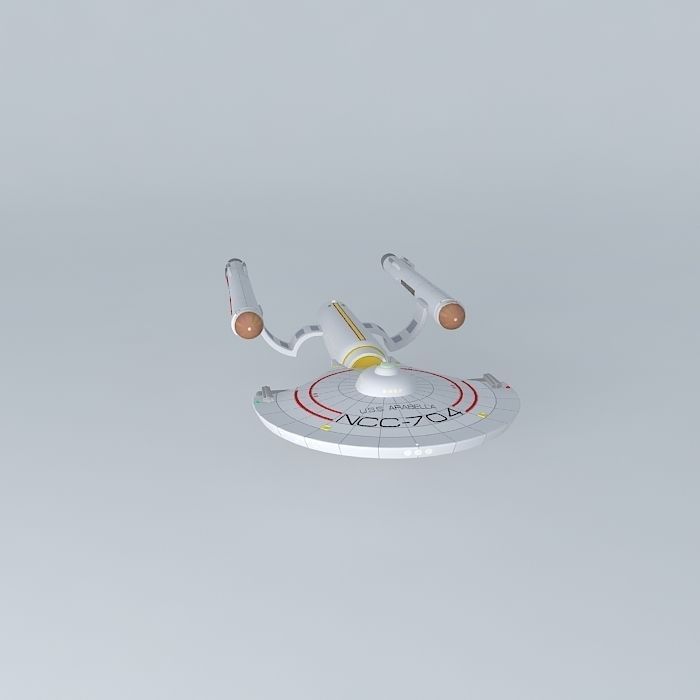 USS Arabella Ranger-class Cruiser Free 3D model_2