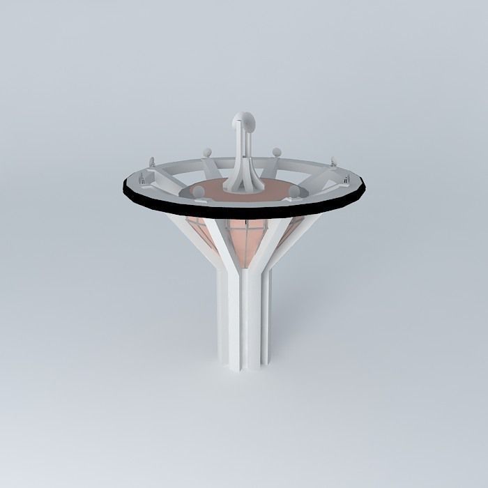 Multifunctional Water tower Free 3D model_1