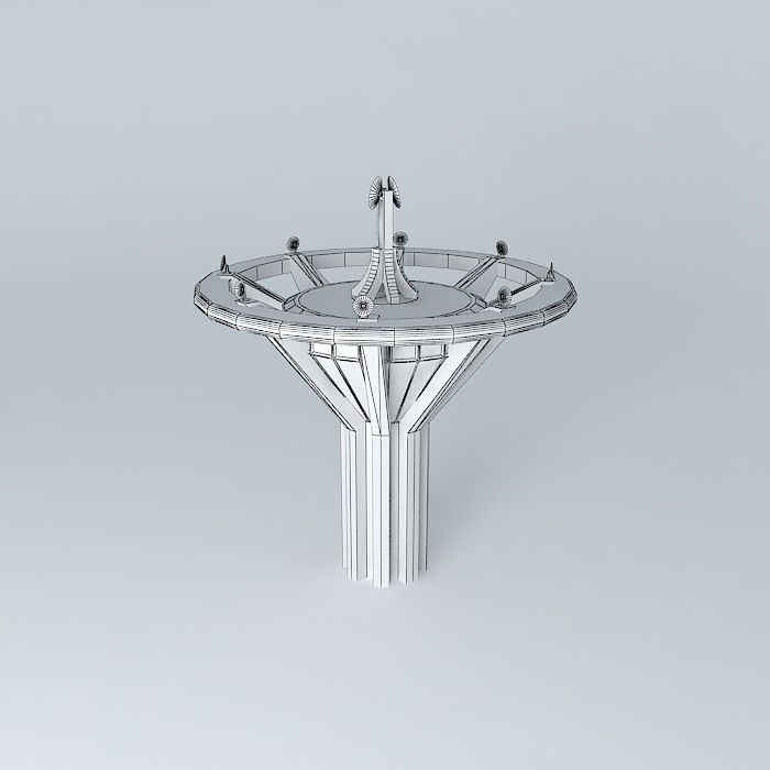 Multifunctional Water tower Free 3D model_3