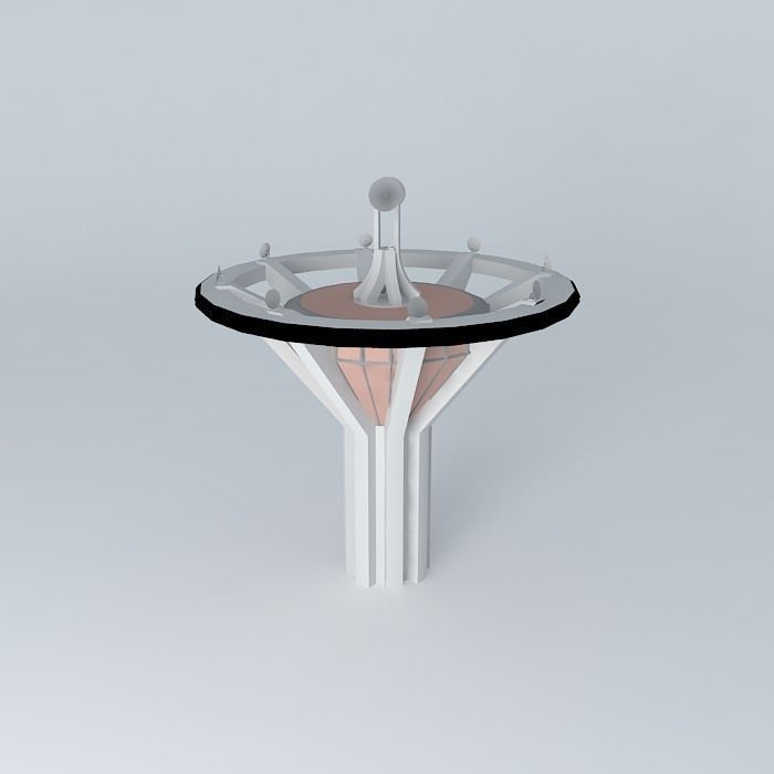 Multifunctional Water tower Free 3D model_2