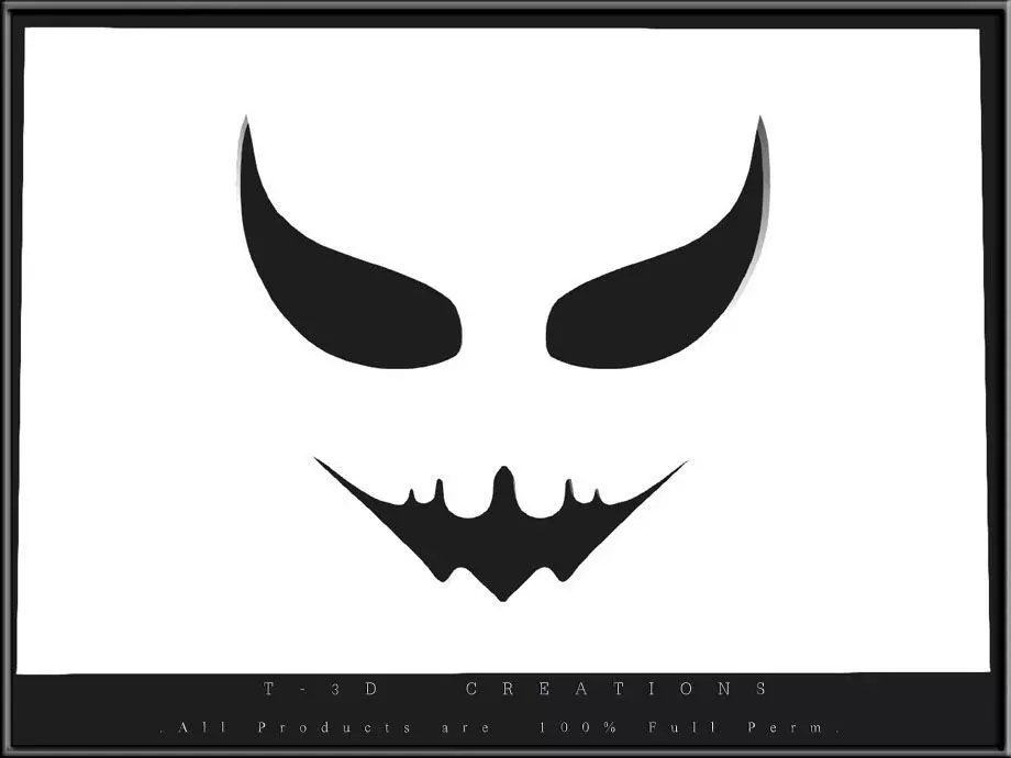 Flat Mask Low-poly 3D model_0