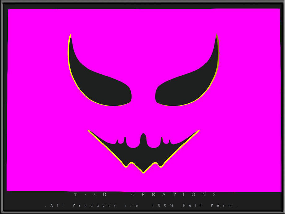 Flat Mask Low-poly 3D model_1