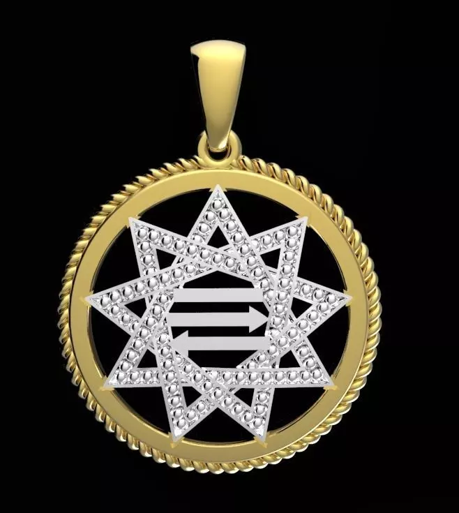 slavic amulet 3D print model_0