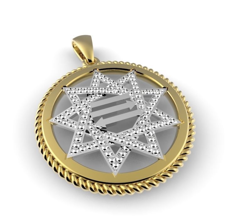 slavic amulet 3D print model_3