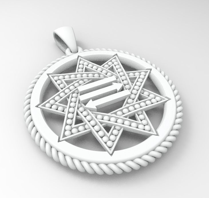 slavic amulet 3D print model_4