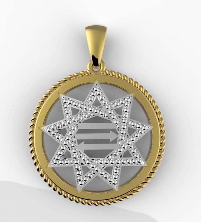 slavic amulet 3D print model_2