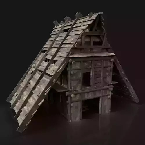 Viking House Cottage Hut Northern Village Fantasy Next Gen AAA