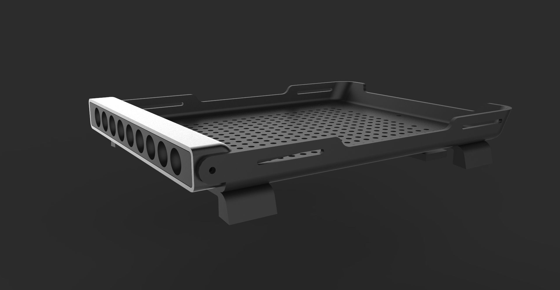 Redcat Everest Gen7 Roof Rack with LED Bar 3D print model_2