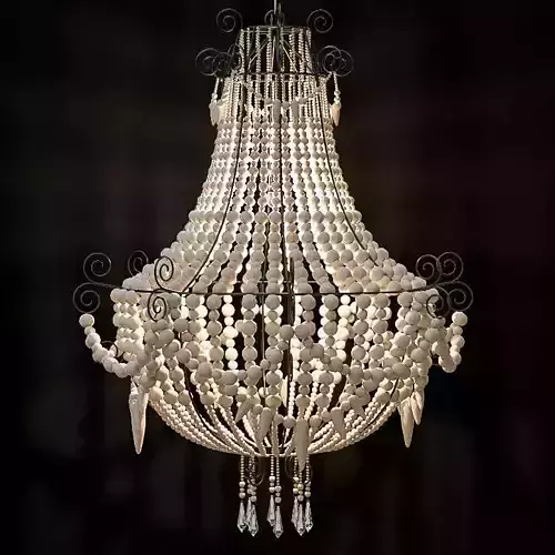 Mud Beaded Chandelier