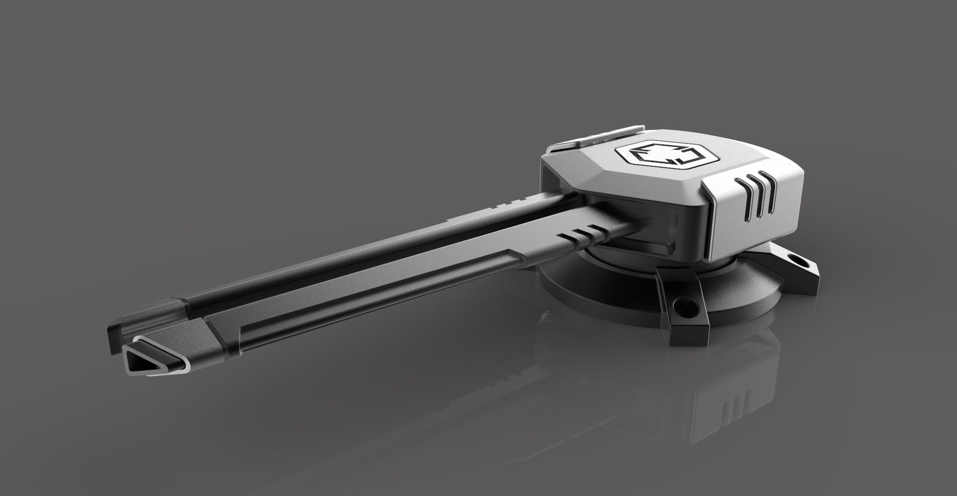 RC crawler roof-mount sci-fi cannon  3D print model_1