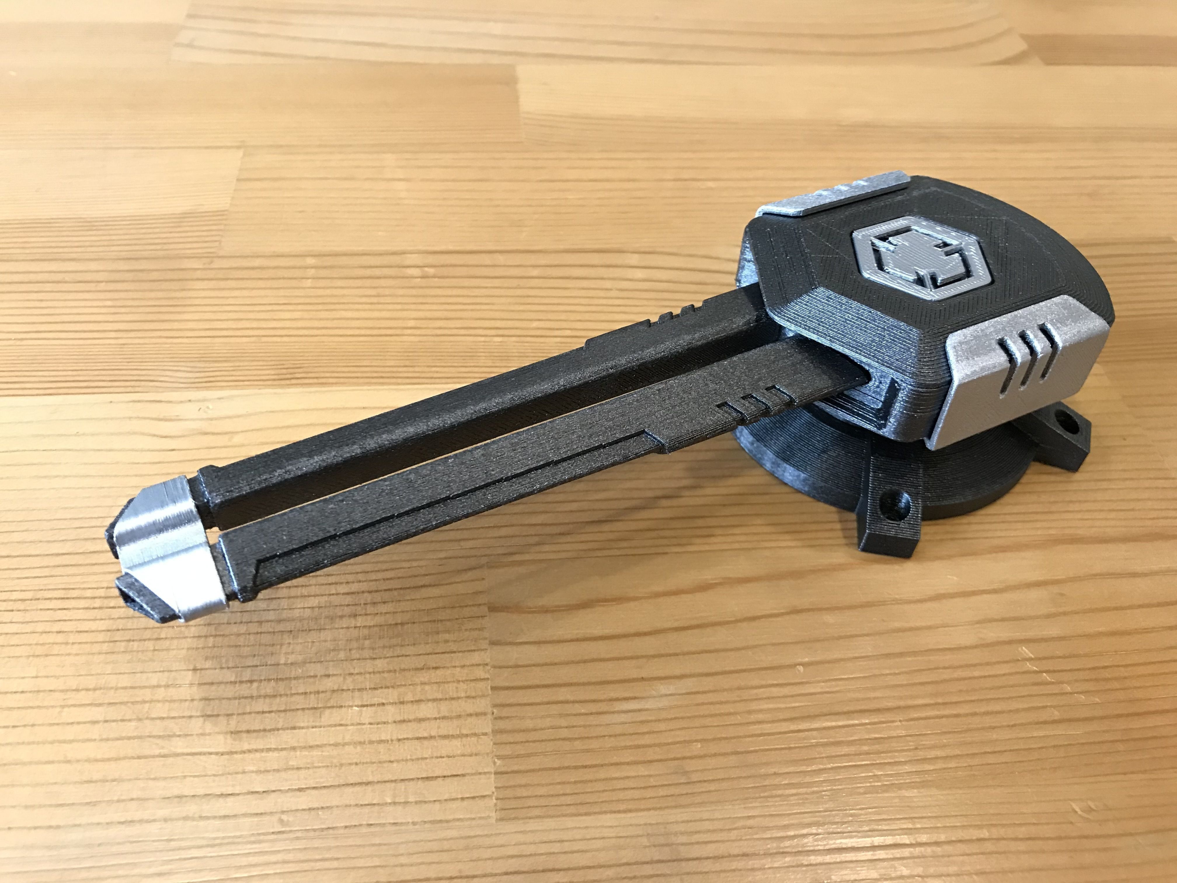 RC crawler roof-mount sci-fi cannon  3D print model_3