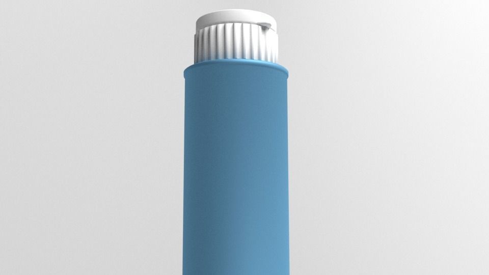 Bottle Shampoo 5 3D model_3