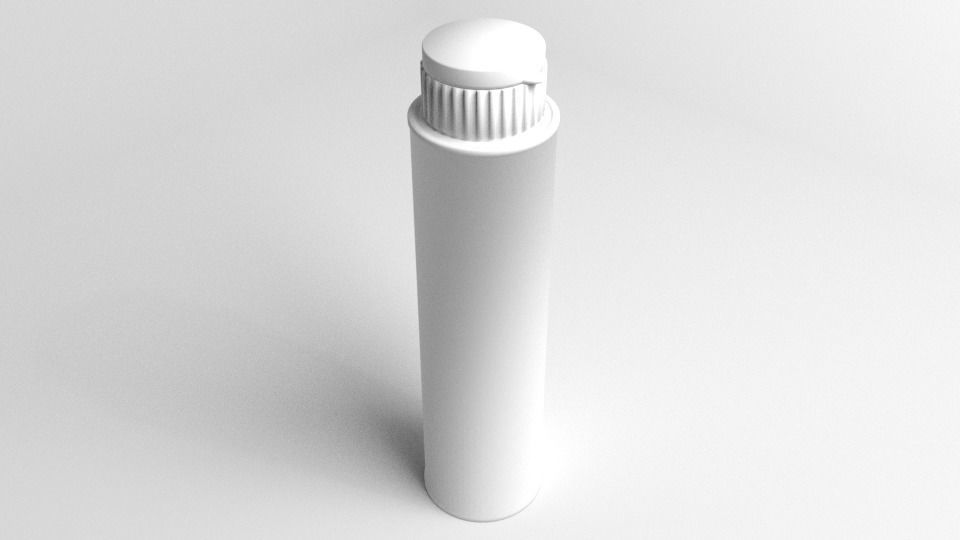 Bottle Shampoo 5 3D model_4